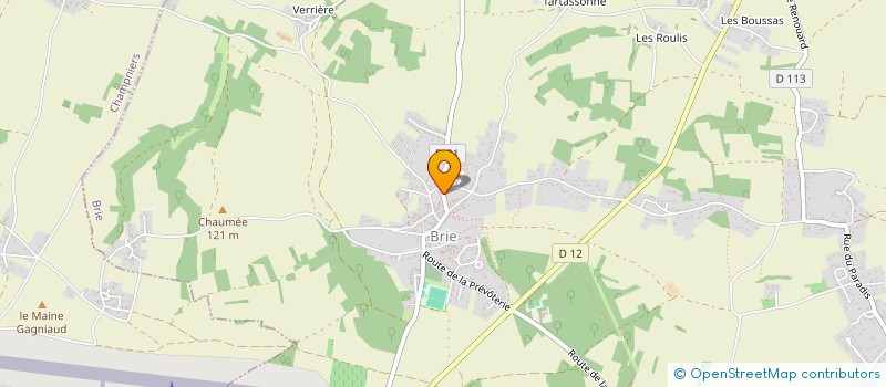 localisation de l'entreprise COMMUNE DE BRIE à BRIE