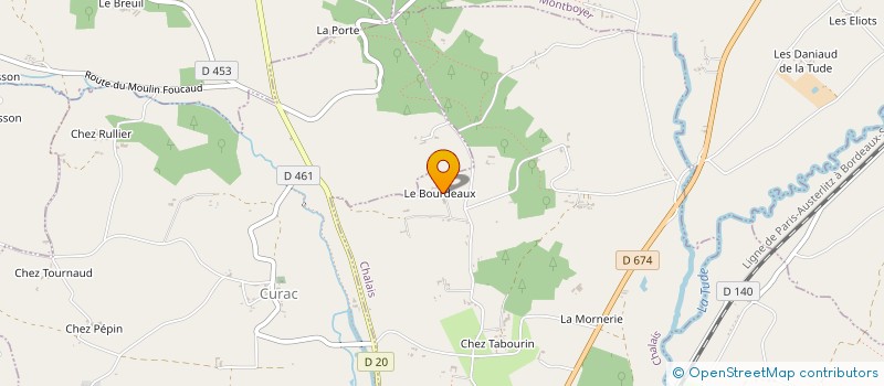 localisation de l'entreprise COMMUNE DE BRIE SOUS CHALAIS à BRIE SOUS CHALAIS