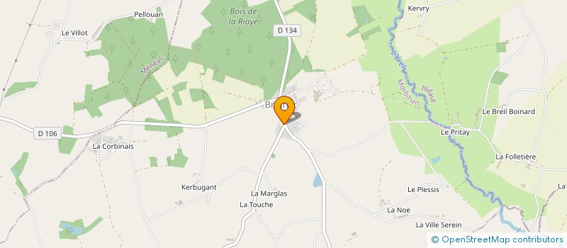 localisation de l'entreprise COMMUNE DE BRIGNAC à BRIGNAC