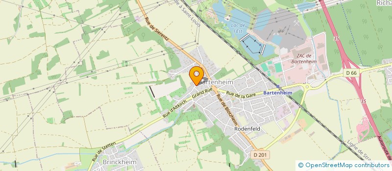 localisation de l'entreprise COMMUNE DE BRINCKHEIM  BRINCKHEIM