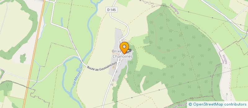 localisation de l'entreprise COMMUNE DE BRIXEY AUX CHANOINES à BRIXEY-AUX-CHANOINES