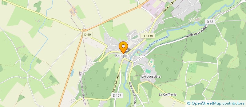 localisation de l'entreprise COMMUNE DE BROGLIE  BROGLIE