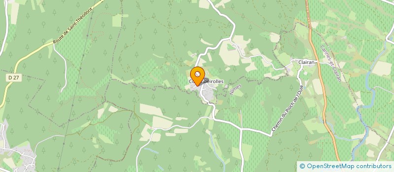 localisation de l'entreprise COMMUNE DE BROUZET-LES-QUISSAC  BROUZET-LES-QUISSAC