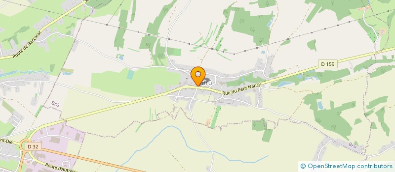 localisation de l'entreprise COMMUNE DE BRU  BRU