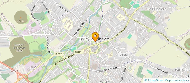 localisation de l'entreprise COMMUNE DE BRUAY LA BUISSIERE à BRUAY-LA-BUISSIERE
