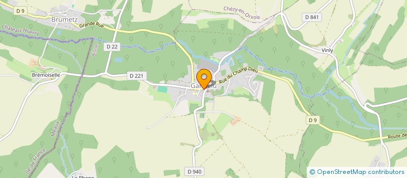 localisation de l'entreprise COMMUNE DE BRUMETZ  BRUMETZ