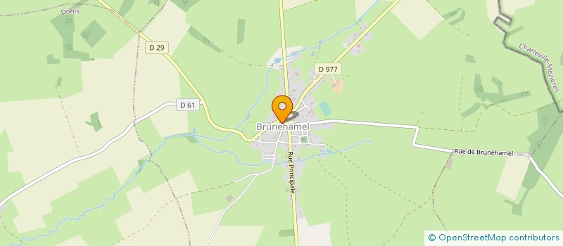 localisation de l'entreprise COMMUNE DE BRUNEHAMEL  BRUNEHAMEL
