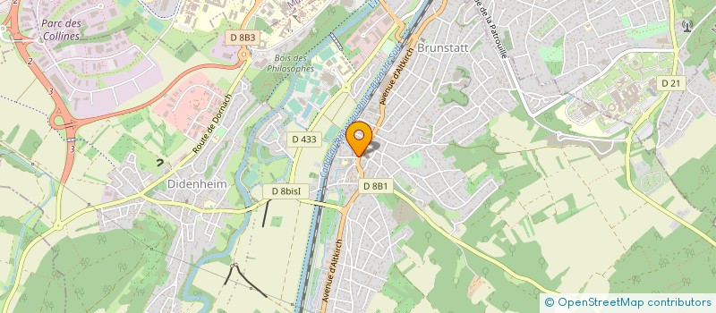 localisation de l'entreprise COMMUNE DE BRUNSTATT-DIDENHEIM à BRUNSTATT-DIDENHEIM