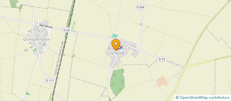 localisation de l'entreprise COMMUNE DE BRUNVILLERS LA MOTTE  BRUNVILLERS-LA-MOTTE