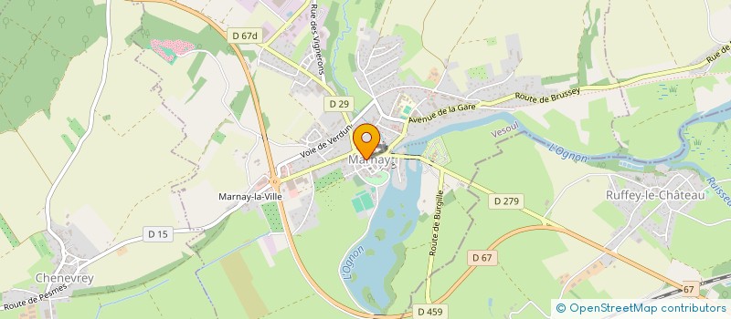 localisation de l'entreprise COMMUNE DE BRUSSEY  BRUSSEY