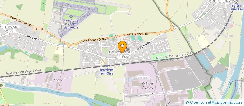 localisation de l'entreprise COMMUNE DE BRUYERES SUR OISE à BRUYERES-SUR-OISE