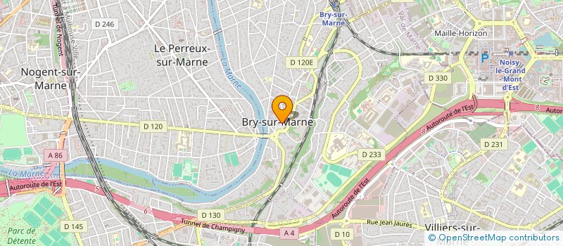 localisation de l'entreprise COMMUNE DE BRY SUR MARNE à BRY-SUR-MARNE