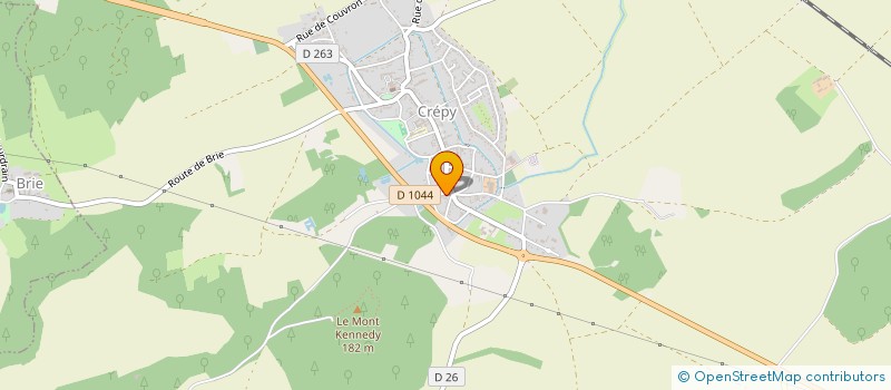 localisation de l'entreprise COMMUNE DE BUCY LES CERNY  BUCY-LES-CERNY