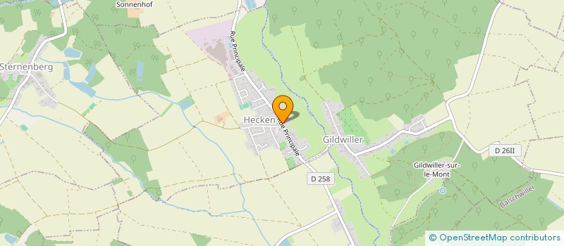 localisation de l'entreprise COMMUNE DE BUETHWILLER  BUETHWILLER