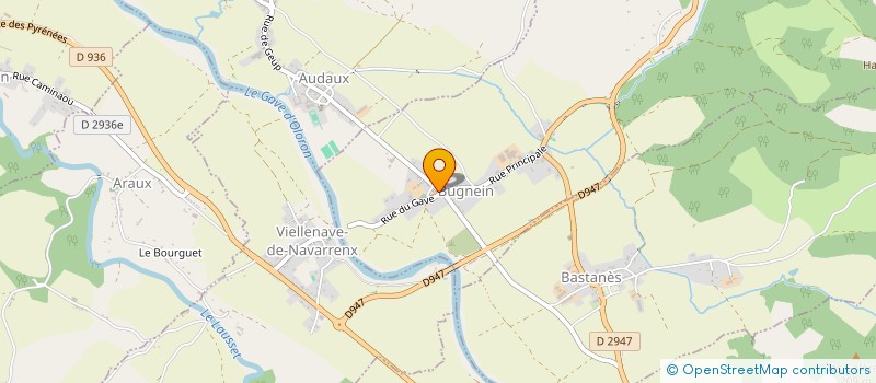 localisation de l'entreprise COMMUNE DE BUGNEIN  BUGNEIN