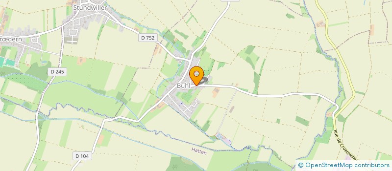 localisation de l'entreprise COMMUNE DE BUHL  BUHL