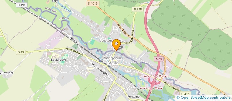 localisation de l'entreprise COMMUNE DE BUIGNY LES GAMACHES  BUIGNY-LES-GAMACHES