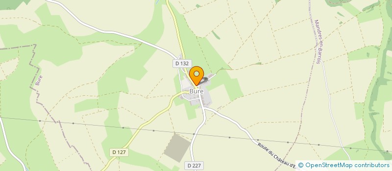 localisation de l'entreprise COMMUNE DE BURE à BURE