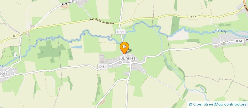 localisation de l'entreprise COMMUNE DE BURELLES  BURELLES