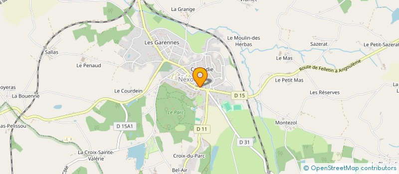 localisation de l'entreprise COMMUNE DE BURGNAC à BURGNAC