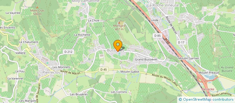 localisation de l'entreprise COMMUNE DE BUSSIERES à BUSSIERES