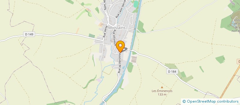 localisation de l'entreprise COMMUNE DE BUSSU  BUSSU