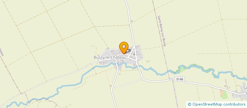 localisation de l'entreprise COMMUNE DE BUSSY LE CHATEAU  BUSSY-LE-CHATEAU