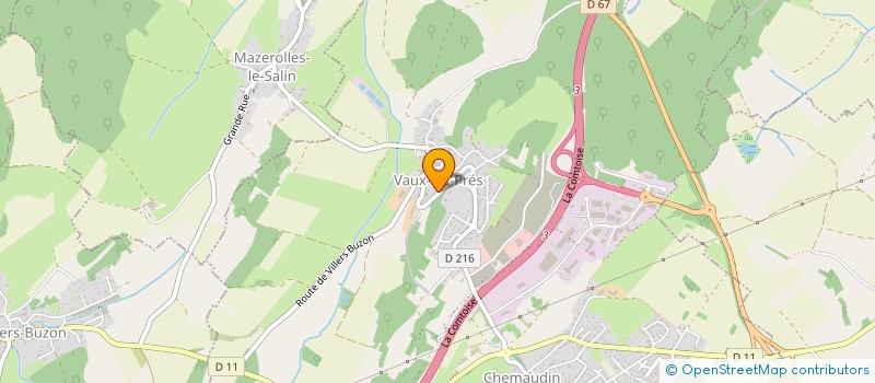 localisation de l'entreprise COMMUNE DE BUSY  BUSY