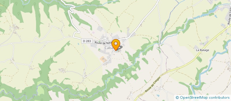 localisation de l'entreprise COMMUNE DE CABANES  CABANES