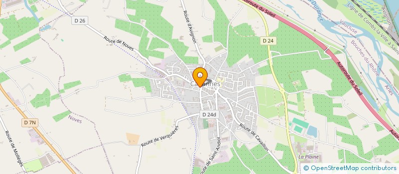 localisation de l'entreprise COMMUNE DE CABANNES à CABANNES
