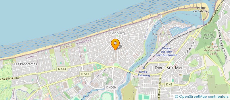 localisation de l'entreprise COMMUNE DE CABOURG  CABOURG