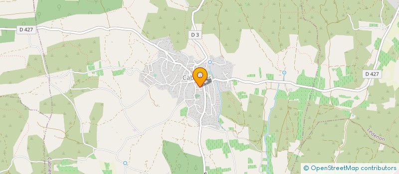 localisation de l'entreprise COMMUNE DE CABRIERES  CABRIERES