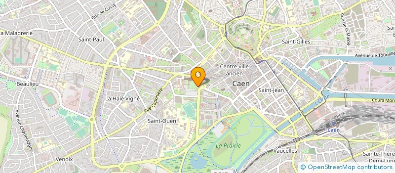 localisation de l'entreprise COMMUNE DE CAEN à CAEN