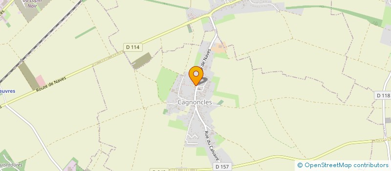 localisation de l'entreprise COMMUNE DE CAGNONCLES  CAGNONCLES