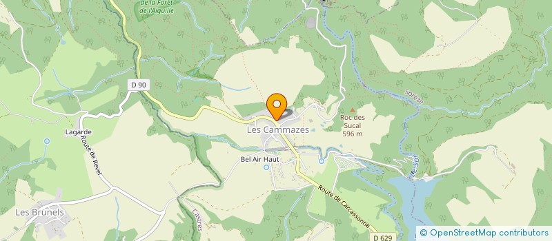 localisation de l'entreprise COMMUNE DE CAHUZAC  CAHUZAC