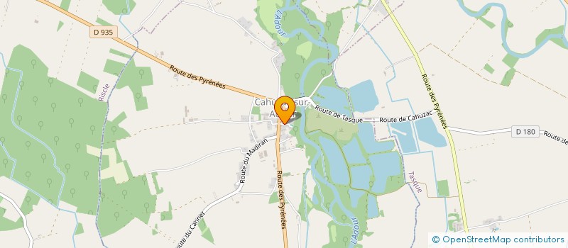 localisation de l'entreprise COMMUNE DE CAHUZAC SUR ADOUR  CAHUZAC-SUR-ADOUR