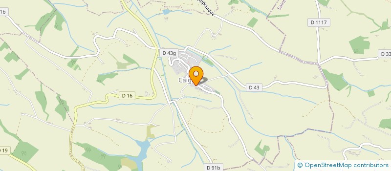 localisation de l'entreprise COMMUNE DE CAIGNAC  CAIGNAC