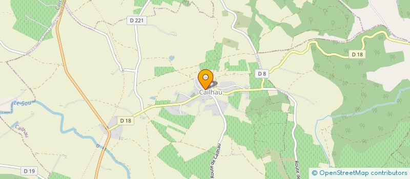 localisation de l'entreprise COMMUNE DE CAILHAU  CAILHAU