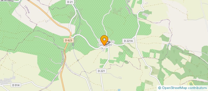 localisation de l'entreprise COMMUNE DE CAILHAVEL  CAILHAVEL