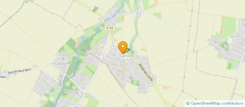 localisation de l'entreprise COMMUNE DE CAIRON  CAIRON