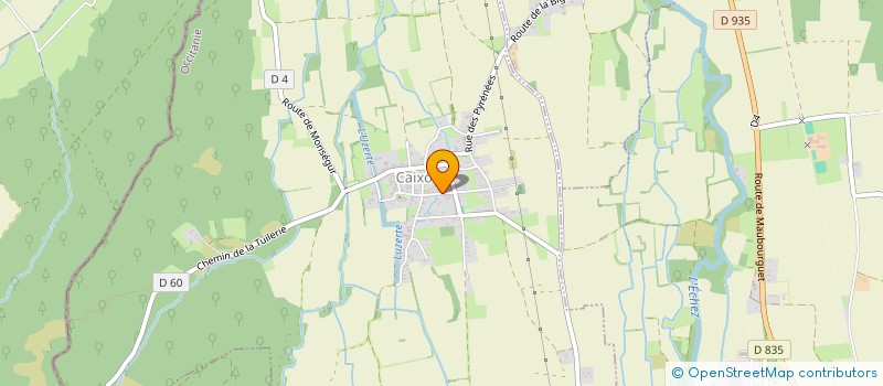 localisation de l'entreprise COMMUNE DE CAIXON  CAIXON