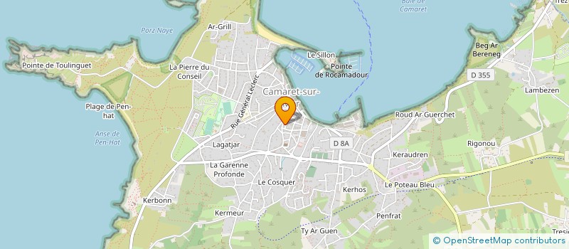 localisation de l'entreprise COMMUNE DE CAMARET SUR MER  CAMARET-SUR-MER