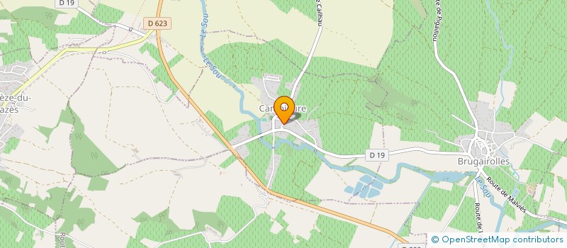 localisation de l'entreprise COMMUNE DE CAMBIEURE  CAMBIEURE