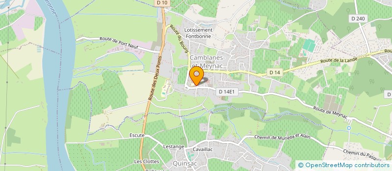 localisation de l'entreprise COMMUNE DE CAMBLANES ET MEYNAC  CAMBLANES-ET-MEYNAC