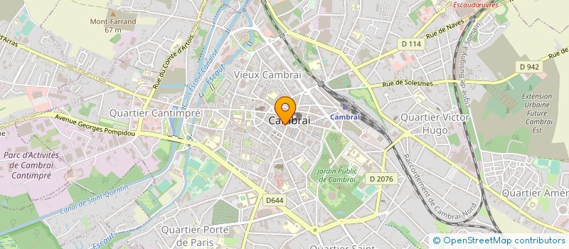 localisation de l'entreprise COMMUNE DE CAMBRAI à CAMBRAI