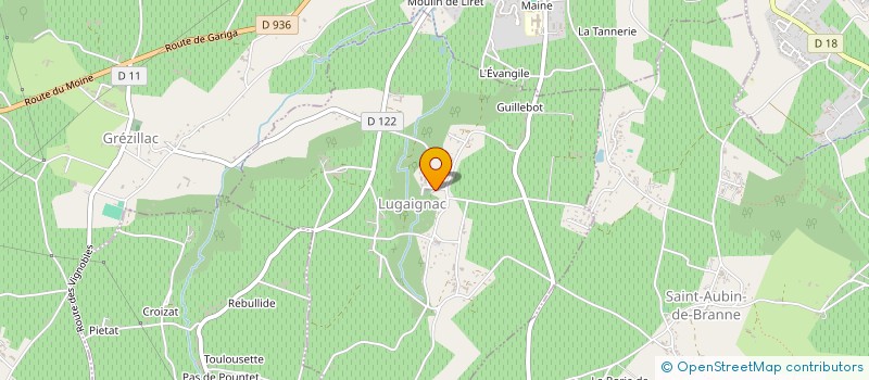 localisation de l'entreprise COMMUNE DE CAMIAC ET SAINT DENIS  CAMIAC-ET-SAINT-DENIS