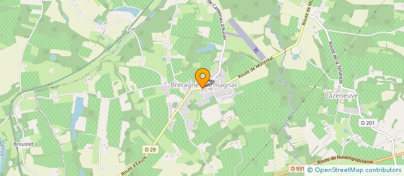 localisation de l'entreprise COMMUNE DE CAMPAGNE D ARMAGNAC  CAMPAGNE-D'ARMAGNAC