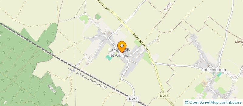 localisation de l'entreprise COMMUNE DE CAMPAGNE LES GUINES  CAMPAGNE-LES-GUINES