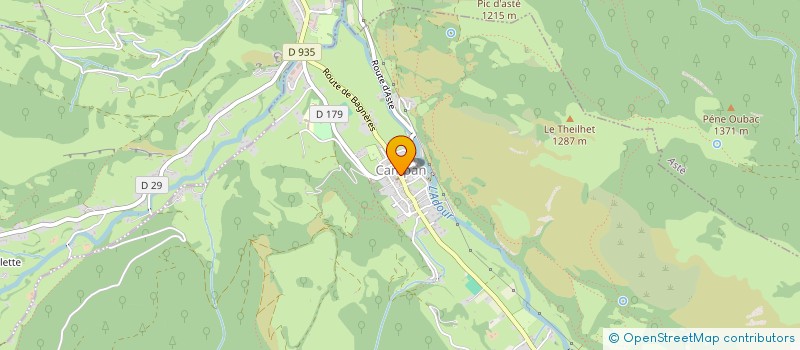 localisation de l'entreprise COMMUNE DE CAMPAN  CAMPAN