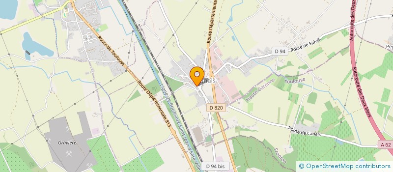 localisation de l'entreprise COMMUNE DE CANALS  CANALS